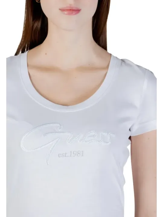 Guess Damen T-Shirt Weiß | online kaufen
