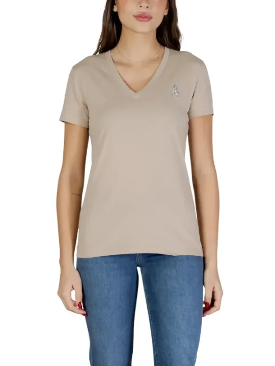 Armani Exchange Damen T-Shirt Beige | online kaufen