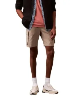Beige Calvin Klein Herren Bermudas mieten - Flex-Fashion