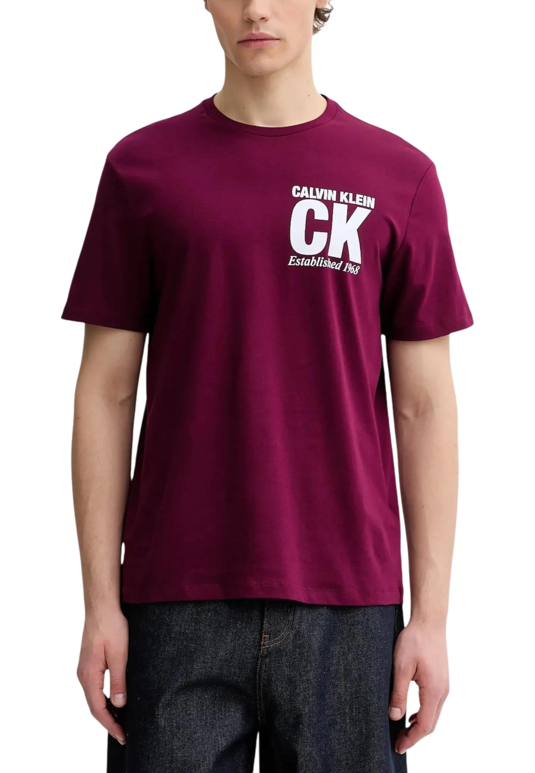 Herren T-Shirt Bordeaux 507428