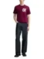 Calvin Klein Herren T-Shirt Bordeaux | online kaufen