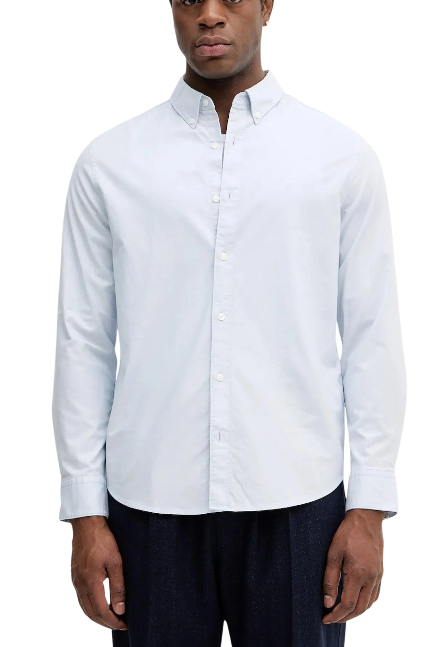 Herren Hemd Azurblau 507117
