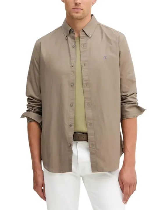 Calvin Klein Jeans Herren Hemd Beige | online kaufen