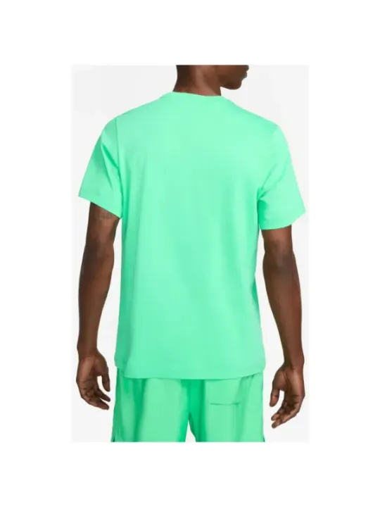 Helles grünes Nike Baumwoll-T-Shirt