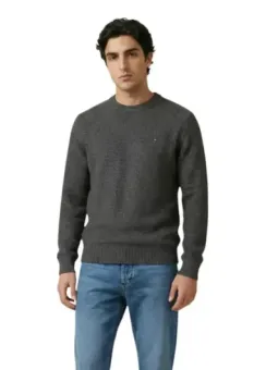 Tommy Hilfiger Herren Pullover Grau mieten - Flex-Fashion