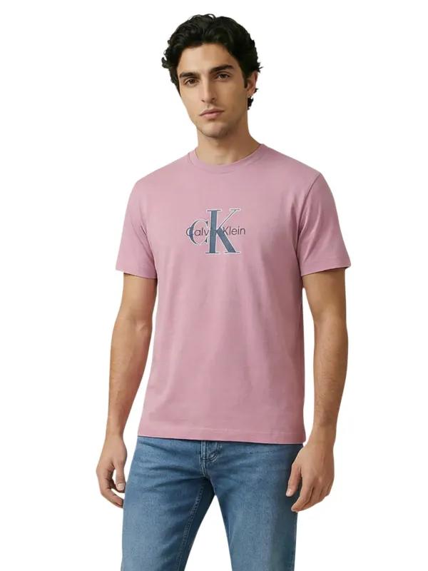 Calvin Klein Jeans Herren T-Shirt Rosa | online kaufen