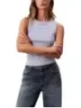 Calvin Klein Jeans Damen Tank-Tops Azurblau | online kaufen