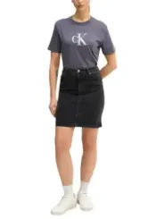 Calvin Klein Jeans Damen T-Shirt Grau | online kaufen