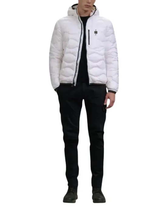 Blauer Herren Jacke Weiß | online kaufen