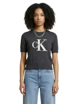 Calvin Klein Jeans Damen Pullover Grau | online kaufen