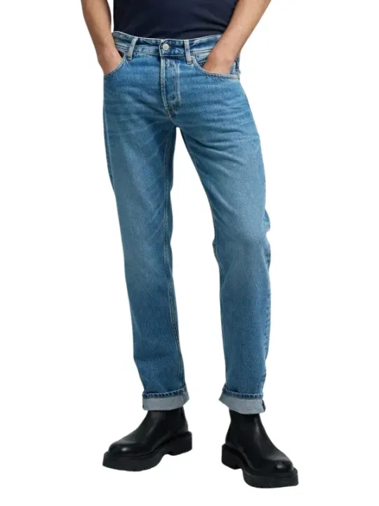 Replay Herren Jeans Azurblau | online kaufen