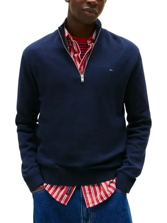 Tommy Hilfiger Jeans Herren Fleece Blau | online kaufen