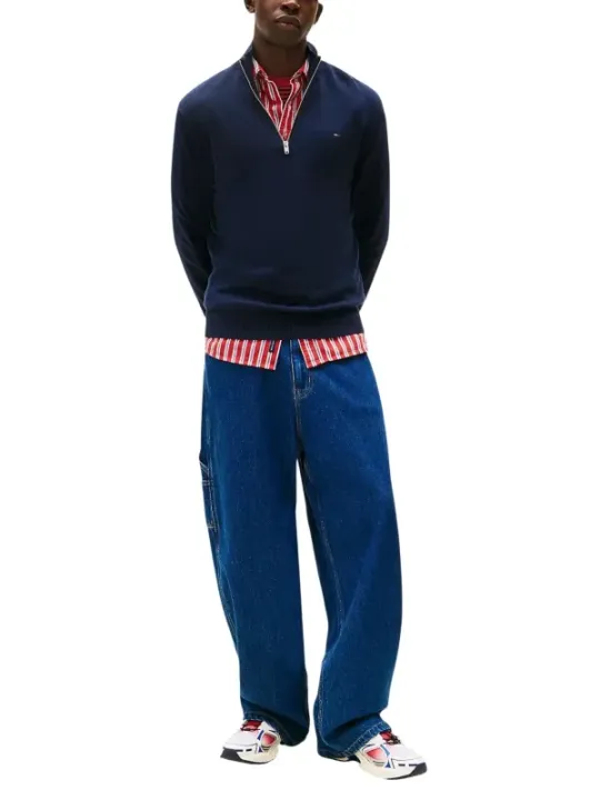 Tommy Hilfiger Jeans Herren Fleece Blau | online kaufen