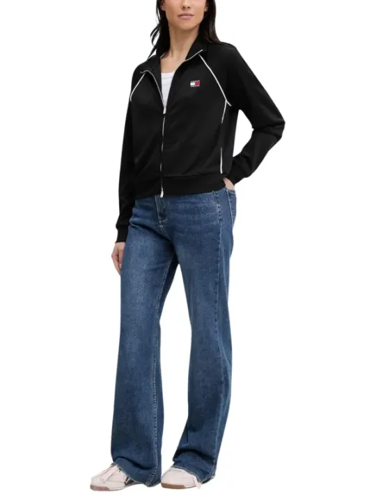 Tommy Hilfiger Jeans Damen Fleece Schwarz | online kaufen