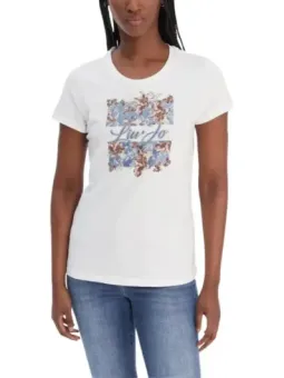 Liu Jo Damen T-Shirt Weiß mieten – Flex-Fashion Verleih