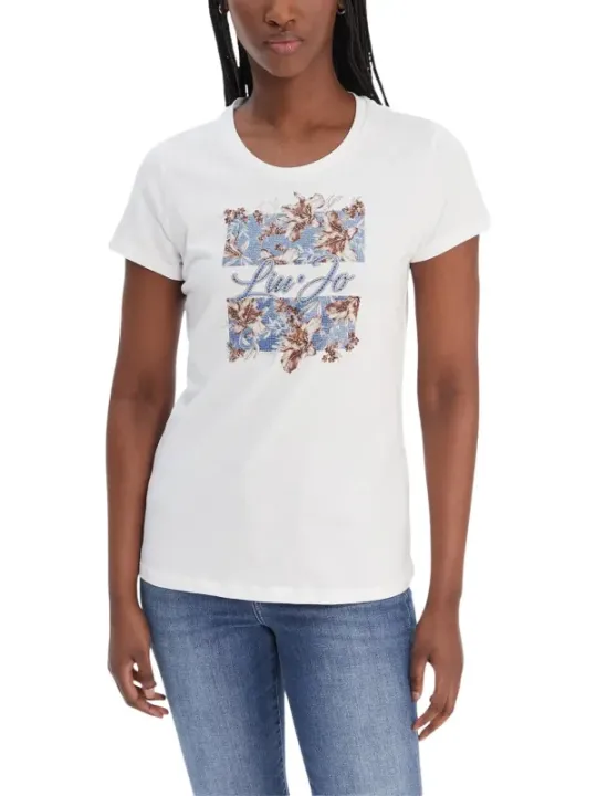 Liu Jo Damen T-Shirt Weiß | online kaufen