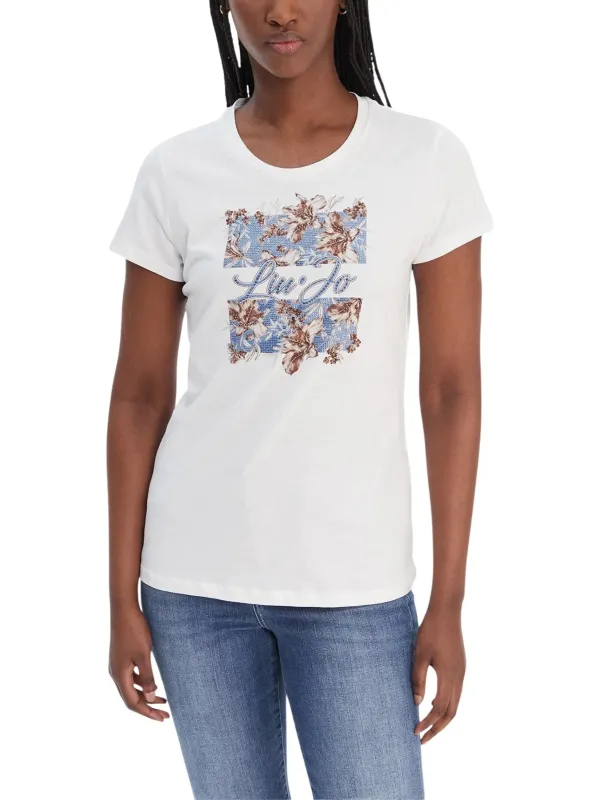 Liu Jo Damen T-Shirt Weiß | online kaufen