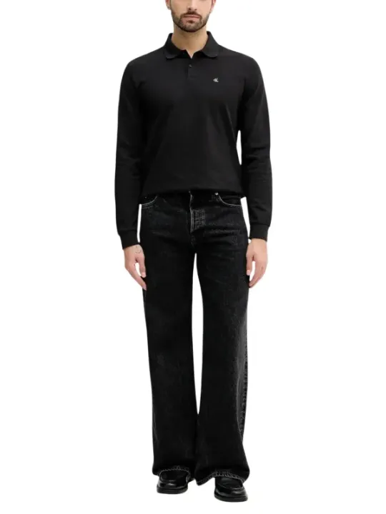 Calvin Klein Jeans Herren Polo Schwarz | online kaufen