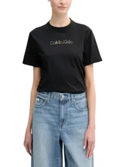 Calvin Klein Damen T-Shirt Schwarz leihen - Flex-Fashion