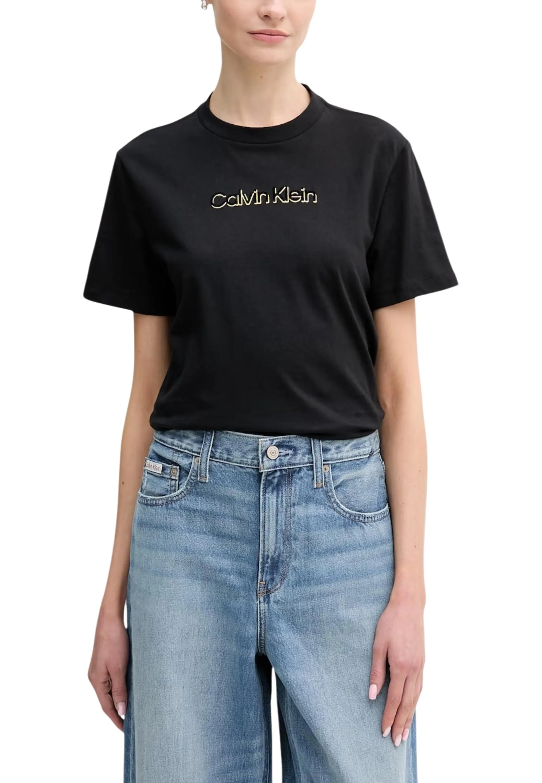 Damen T-Shirt Schwarz 506694
