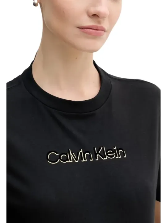 Calvin Klein Jeans Damen T-Shirt Schwarz | online kaufen
