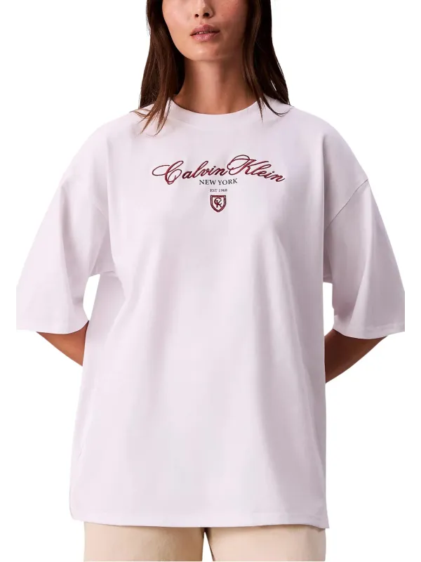 Calvin Klein Jeans Damen T-Shirt Weiß | online kaufen