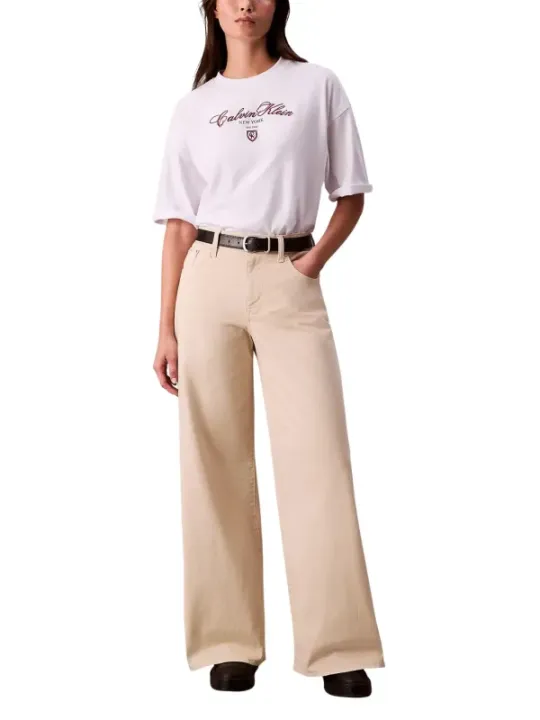 Calvin Klein Jeans Damen T-Shirt Weiß | online kaufen