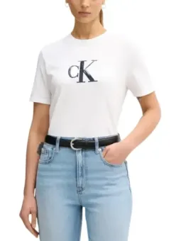 Calvin Klein Jeans Damen T-Shirt Weiß | online kaufen