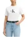 Calvin Klein Jeans Damen T-Shirt Weiß | online kaufen