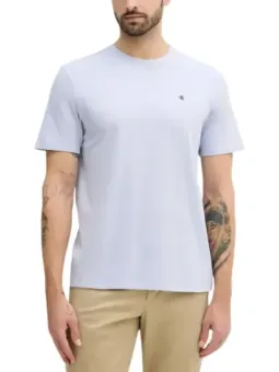 Calvin Klein Herren T-Shirt Azurblau mieten | Flex-Fashion