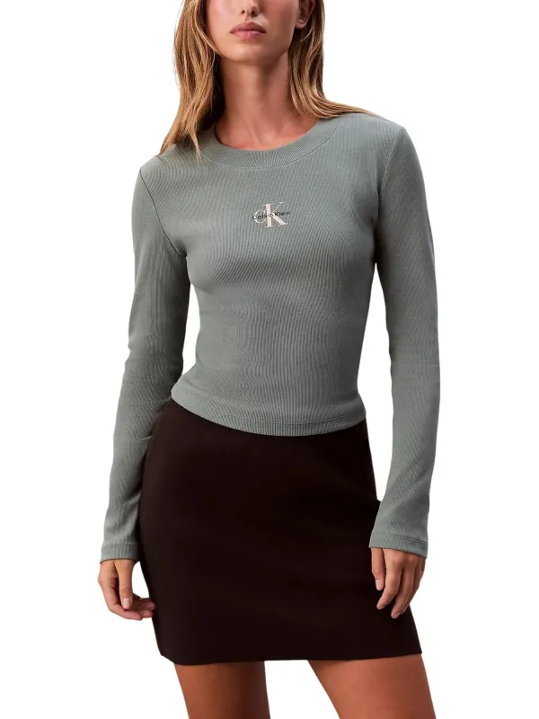 Calvin Klein Jeans Damen Pullover Grün | online kaufen