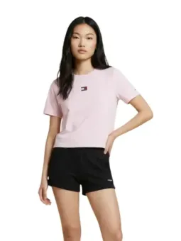 Tommy Hilfiger Damen T-Shirt Rosa mieten - Flex-Fashion