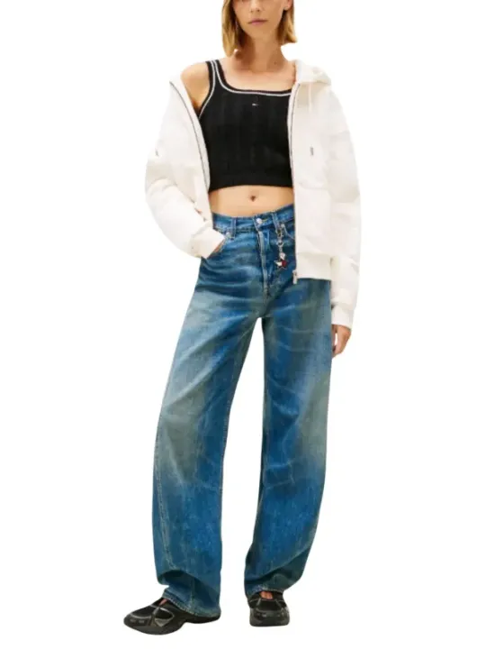 Tommy Hilfiger Jeans Damen Top Schwarz | online kaufen