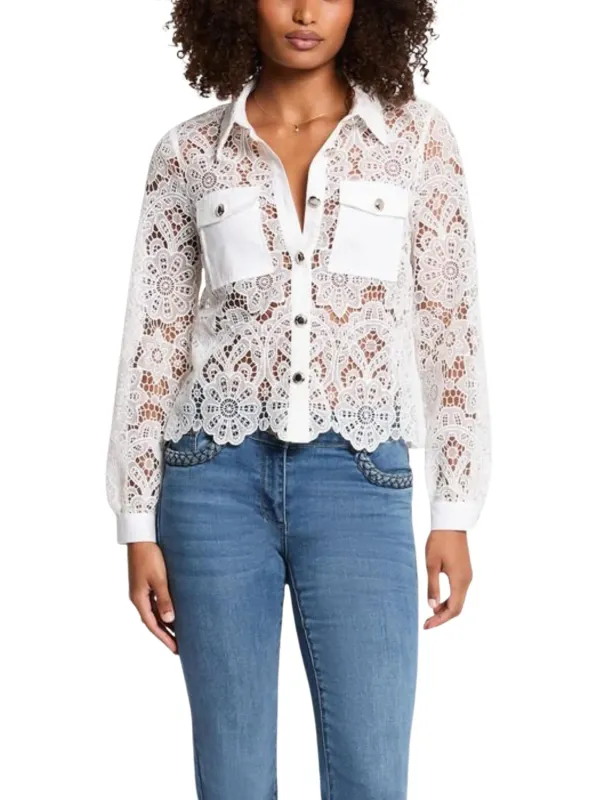 Morgan De Toi Damen Hemd Weiß | online kaufen