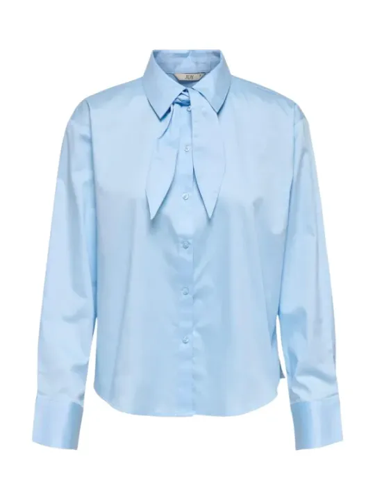 Jacqueline De Yong Damen Hemd Azurblau | online kaufen