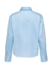 Jacqueline De Yong Damen Hemd Azurblau | online kaufen
