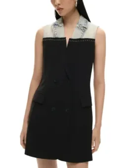 Desigual Damen Kleid Schwarz mieten – Flex-Fashion Verleih