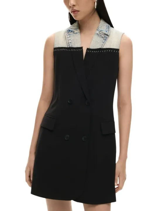 Desigual Damen Kleid Schwarz | online kaufen