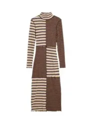 Desigual Damen Kleid Braun | online kaufen