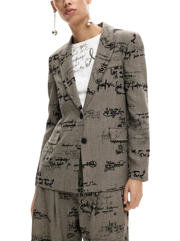 Desigual Damen Kostümjacken Grau | online kaufen