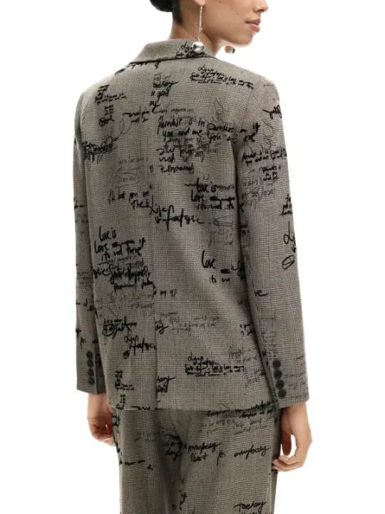 Desigual Damen Kostümjacken Grau | online kaufen