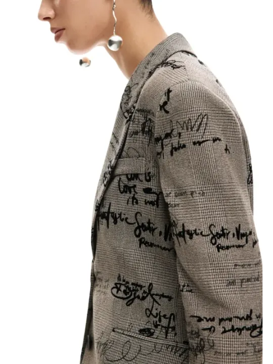 Desigual Damen Kostümjacken Grau | online kaufen