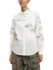 Desigual Damen Hemd Weiß | online kaufen