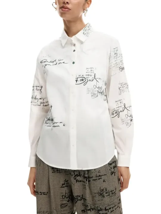 Desigual Damen Hemd Weiß | online kaufen