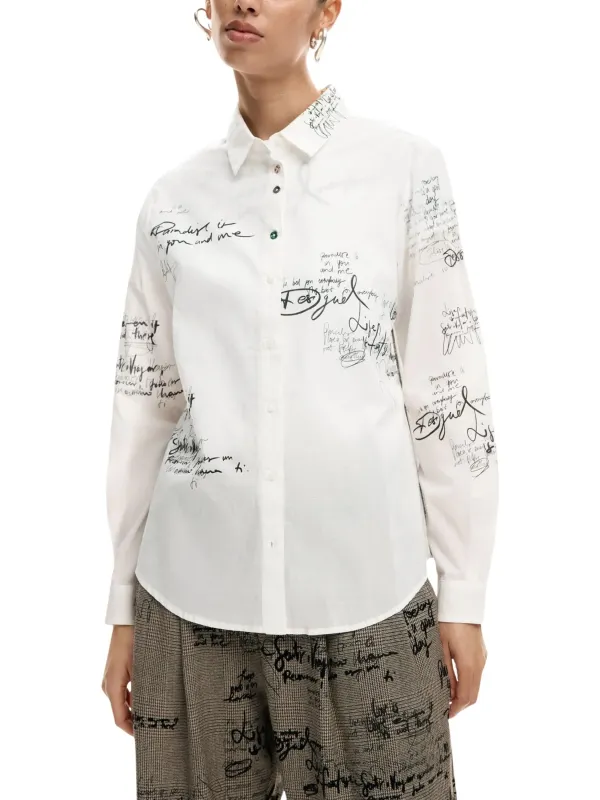 Desigual Damen Hemd Weiß | online kaufen
