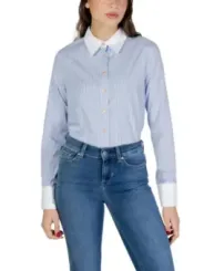 Morgan De Toi Damen Hemd Azurblau | online kaufen