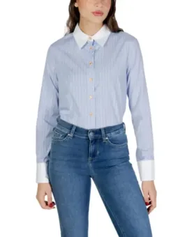 Morgan De Toi Damen Hemd Azurblau | online kaufen