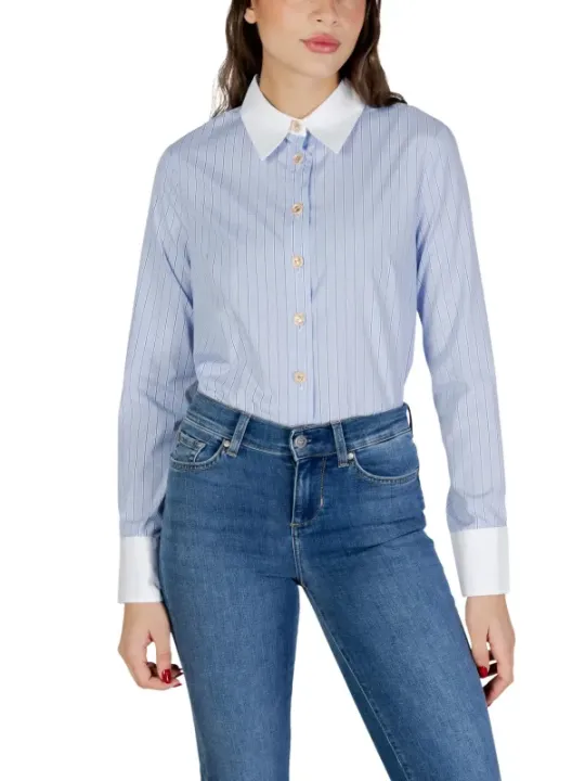 Morgan De Toi Damen Hemd Azurblau | online kaufen