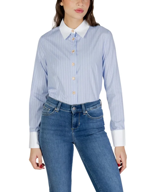 Morgan De Toi Damen Hemd Azurblau | online kaufen