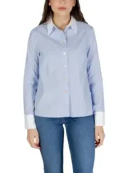 Morgan De Toi Damen Hemd Azurblau | online kaufen